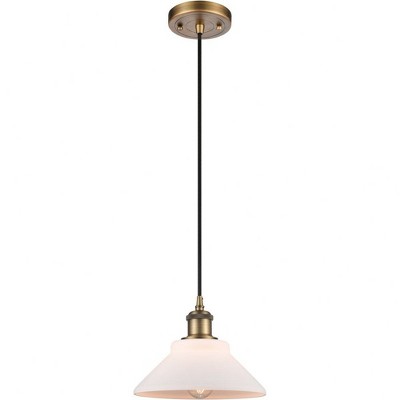 Innovations Lighting 1 - Light Pendant in  Brushed Brass