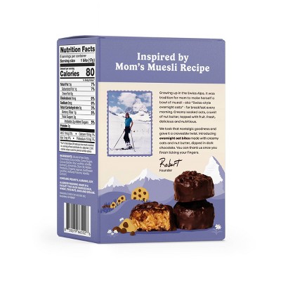 Mooski Overnight Oat Bites Cookie Dough - 3.6oz/6ct