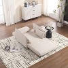 PAGED Convertible Folding Accent Lounge Chair Bed with Adjustable Backrest&Pillows,Single Sleeper Chair Sofa for Small Spaces,Apartment - 3 of 4