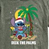 Men's - Lilo and Stitch - Deck the Palms Christmas Short Sleeve Graphic T-Shirt - 2 of 4