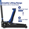 Floor Jack, 3 Ton Low Profile Steel Racing Jack - 6600 Lbs Dual Piston Hydraulic Car Jack, 3"-19.5" Lift, Blue - 2 of 4