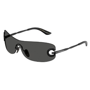 Dolce & Gabbana DX 2001 01/87 Childrens Shield Sunglasses Black 28mm - 1 of 3
