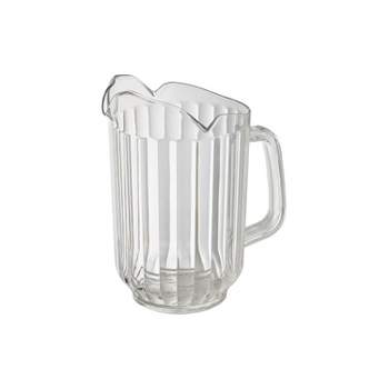 SMIRLY Glass Pitcher with Lid and Spout: Glass Water Pitcher with Lid, Iced Tea  Pitcher for Fridge, Glass Pitcher with Handle and Lid, Glass Juice Pitcher, Glass  Jug, Lemonade Pitcher, Glass Water