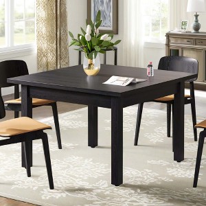 Kumasinova 39.37" Square Dining Table,Modern Center Table with Wood Tabletop,Dining Room Table for Living Room,Kitchen - 1 of 4