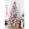 AuldHome Design Beaded Wooden Christmas Sign; Be Merry Oval Wood Holiday Decor Hanging Sign - 4 of 4