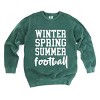 Simply Sage Market Winter Spring Summer Football Garment Dyed Sweatshirt - 2 of 4