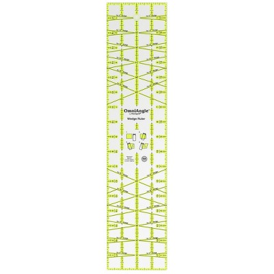 Omnigrid 4" x 18" Non-Slip Wedge Quilting Ruler