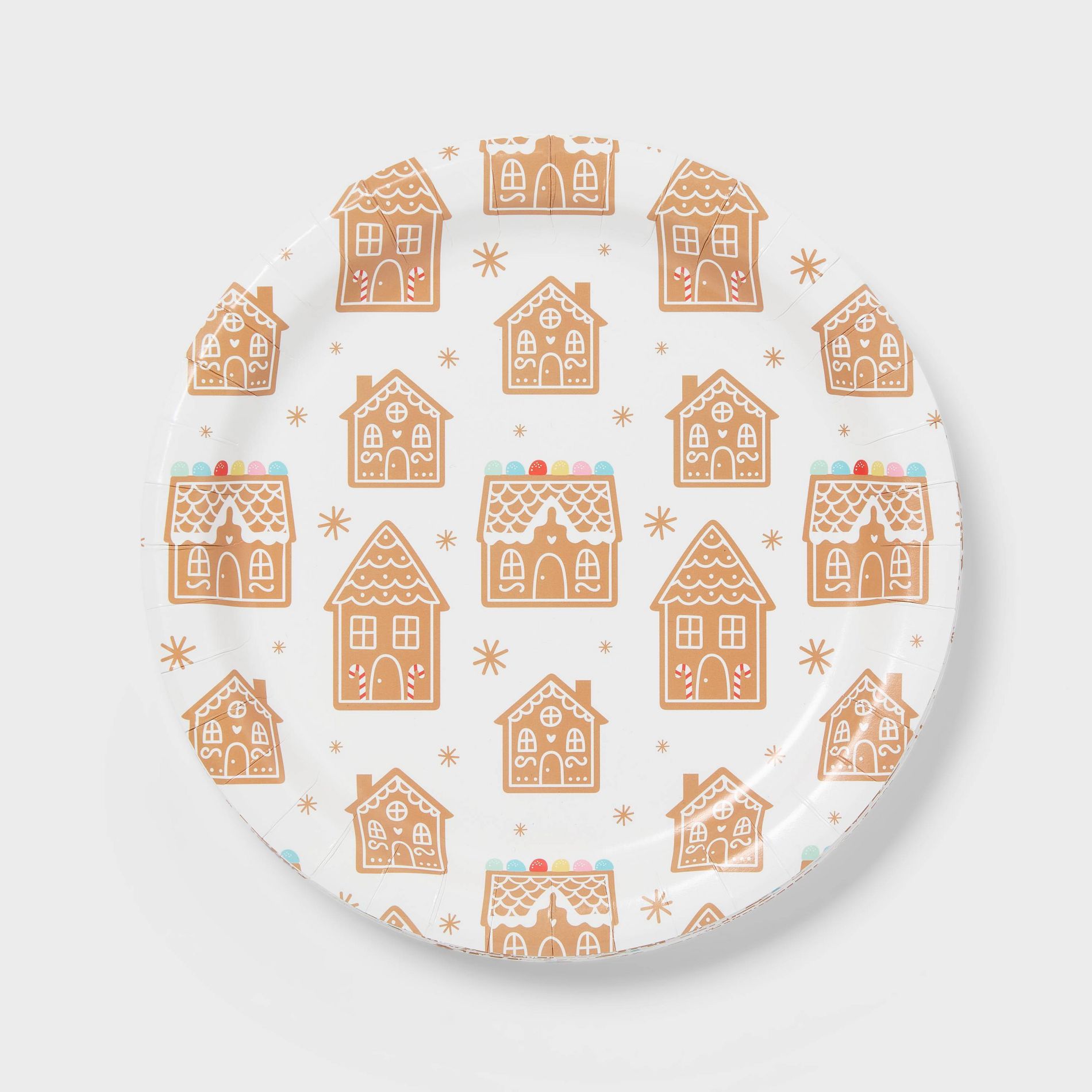 20ct Christmas Gingerbread Dinner Plates - Spritz™