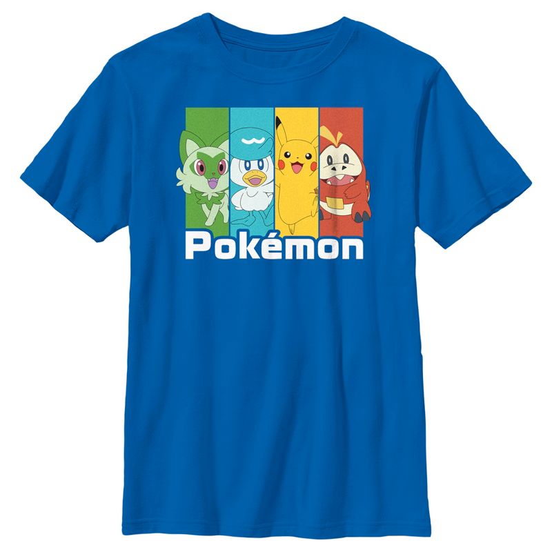 Boy's Pokemon Colorful Friends T-Shirt, 1 of 6