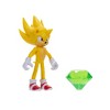 Sonic the Hedgehog 2 Movie Super Sonic 10cm c/ Esmeralda - Jakks - Bonecos  - Magazine Luiza