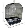 YML A1104BLK Round Top Style Small Parakeet Cage 11 x 9 x 16 - image 2 of 2