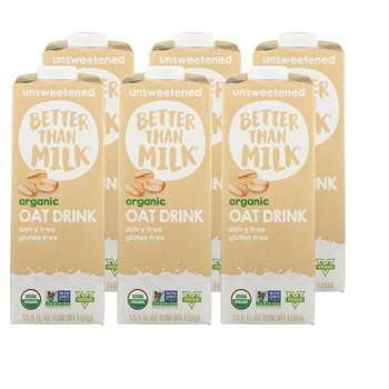 Better Than Milk Organic Unsweetened Oat Drink - Case of 6/33.8 oz