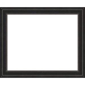Amanti Art Ridge Black Framed Dry Erase Magnetic Board - 1 of 4