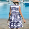 Women's Geometric Print Sleeveless Mini Dress - Cupshe - image 4 of 4