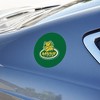 Missouri Southern State University Primary Logo Automotive Car Refrigerator Locker Vinyl Circle Magnet - 3 of 4