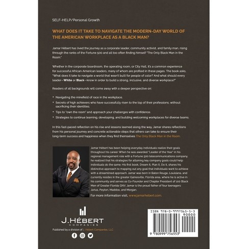 The Only Black Man In The Room - Large Print by  Jamar J Hébert (Hardcover) - image 1 of 1