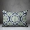 Creative Products Faded Blue Green Medallions 14x20 Indoor / Outdoor Pillow - 3 of 4