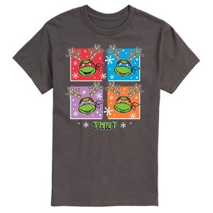 Men's - Teenage Mutant Ninja Turtles - Reindeer Turtles Short Sleeve Graphic T-Shirt - 1 of 4