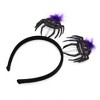 Unique Bargains Halloween Spiders Pattern Headband 4.72" Diameter Black Purple 1 Pc - image 4 of 4