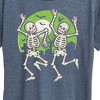 Women's - Instant Message - Dancing Skeletons Short Sleeve Graphic T-Shirt - 2 of 4