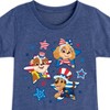 Girls' - Paw Patrol - Americana Fitted Short Sleeve Graphic T-Shirt - 2 of 4