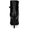 Allegra K Women's Pointed Toe Buckle Strap Stiletto Heels Ankle Boots - 3 of 3