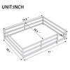 ALEXOUN Floor Bed with Safety Guardrails for Kids,Wood Montessori Kids Floor Bed,No Box Spring Needed,for Kids,Girls,Boys - 3 of 4