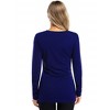 Maternity Shirt Side Button and Ruched Maternity Tunic Tops - 2 of 4