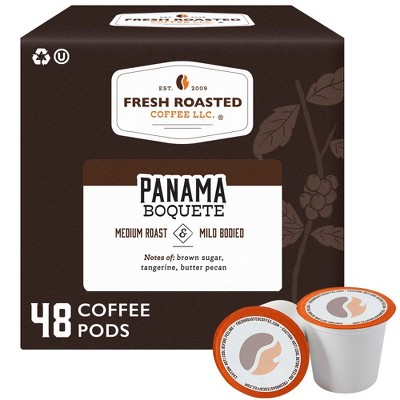 Fresh Roasted Coffee - 48 CT Panama Boquete Medium Roast Single Serve Pods