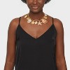 Paperclip Chain Multi Shell Necklace - A New Day™ Gold - 2 of 4