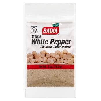 Badia Ground White Pepper - .5oz