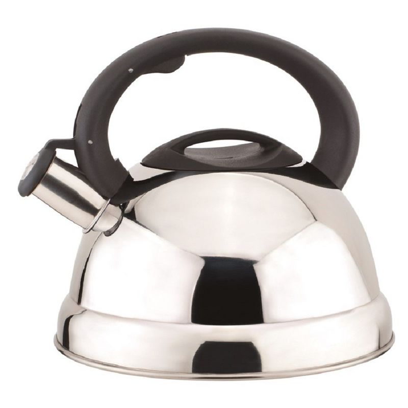 J&V TEXTILES Stainless Steel Whistling Tea Kettle, 3.0 Liter (Silver), 1 of 4