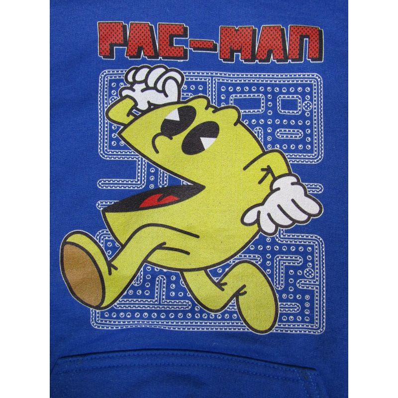 PacMan Classic Arcade Character Boy's Royal Blue Sweatshirt, 2 of 3