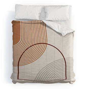 Iveta Abolina Mid Century Line Art 100% Cotton Comforter Set - Deny Designs