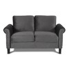 New Classic Furniture, Alani Loveseat-Slate Gray - 2 of 4