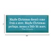 Slickblue Grinch Christmas Quote Wood Sign – Maybe Christmas Means More – Rustic Holiday Wall Decor 7x18, Color Options - 3 of 3