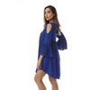 Riviera Sun Cold Shoulder Floral Embroidered Casual Dress - 2 of 3