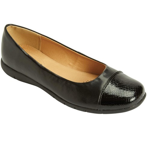 Target black flat on sale shoes