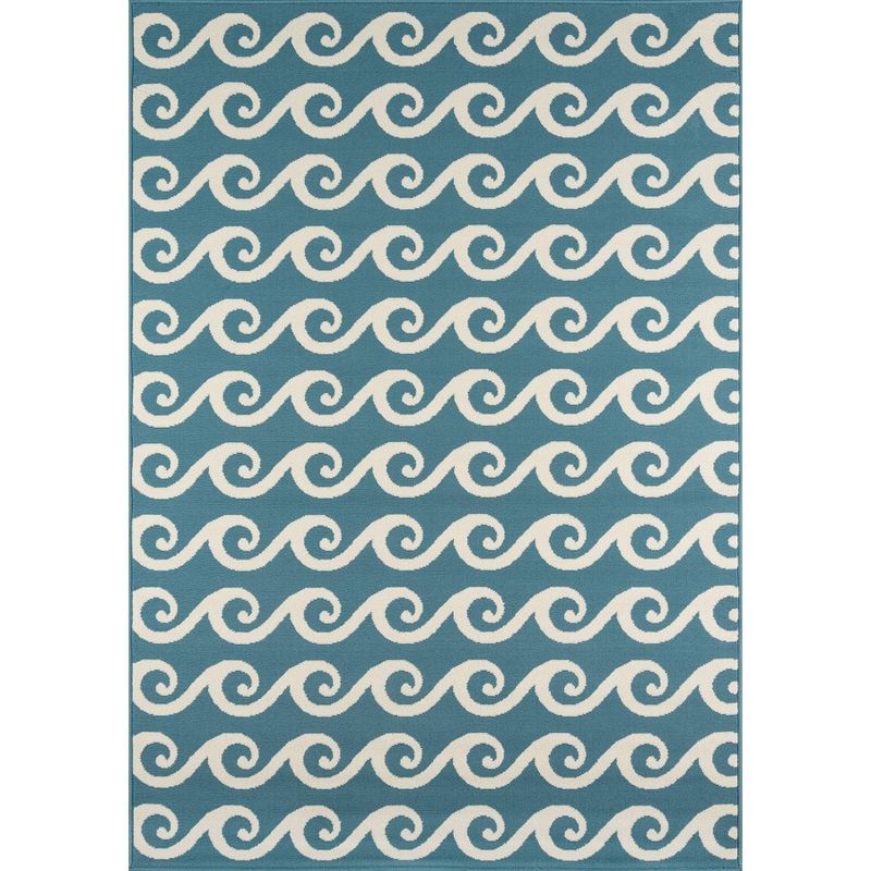 Ocean Waves Rug - Momeni, 1 of 5