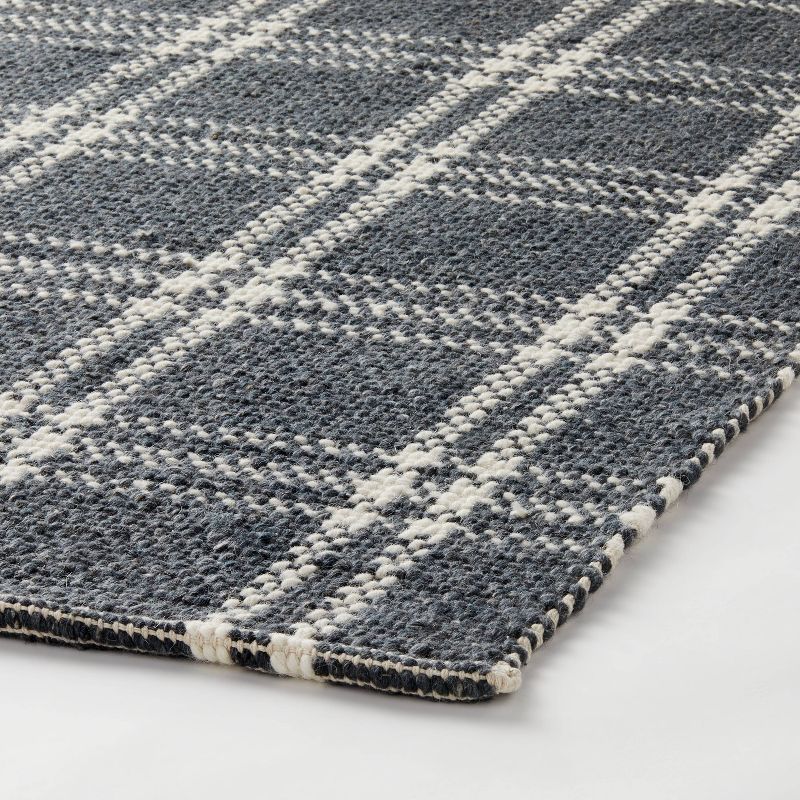Cottonwood Hand Woven Plaid Wool/Cotton Rug - Threshold™ designed with Studio McGee, 3 of 5