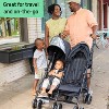 Ingenuity 3D Lite Double Convenience Stroller - Black - 4 of 4