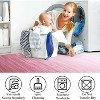 Acekool 4x6 Modern Ombre Washable Rug, Non-Slip Soft Low Pile Area Rug, Non-Shedding Accent Carpet for Living Room, Bedroom, Office, Grey - 4 of 4