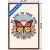 Trends International Be Kind to Your Mind Framed Wall Poster Prints - 3 of 4