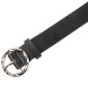 INSPIRE CHIC Women's Wide Fashion Snake Leopard Decorated Irregular Round Buckle Belt - 2 of 4