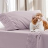 Twin XL Sheet Sets Dorm Bedding - 3 Pieces Soft Extra Long Twin Sheets, Hotel Luxury, Easy Care Microfiber for Women, Men, Kids and Teens, Pink Mocha - 4 of 4