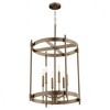 Quorum Lighting Hamilton 6 - Light Chandelier in  Dark Brass - 4 of 4
