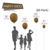 PartyWoo Balloons Brown Boho Neutral Coffee Dark 18 12 10 5 Inch 85 pcs - 2 of 4