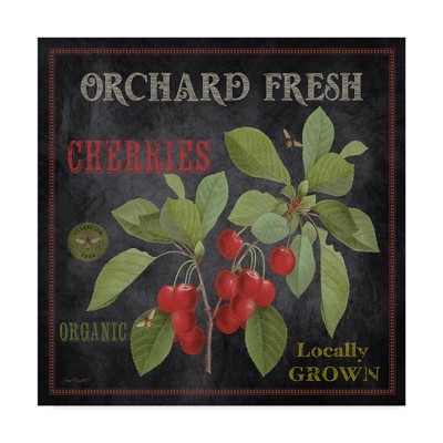 Jean Plout Orchard Fresh Cherries Canvas Wall Art