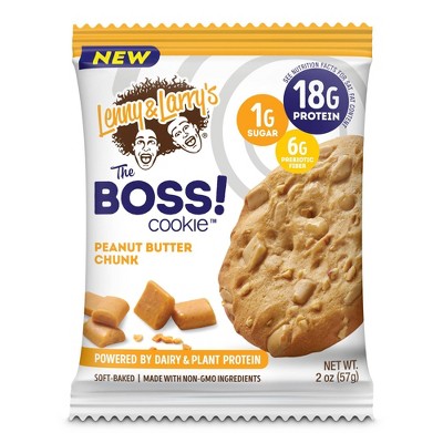 Lenny & Larry's The BOSS! Cookie - Peanut Butter - 12ct