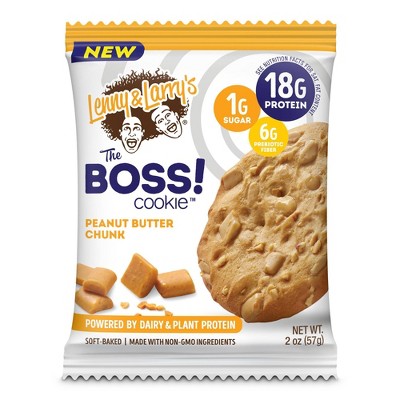 Lenny & Larry's The BOSS! Cookies - Peanut Butter - 12ct